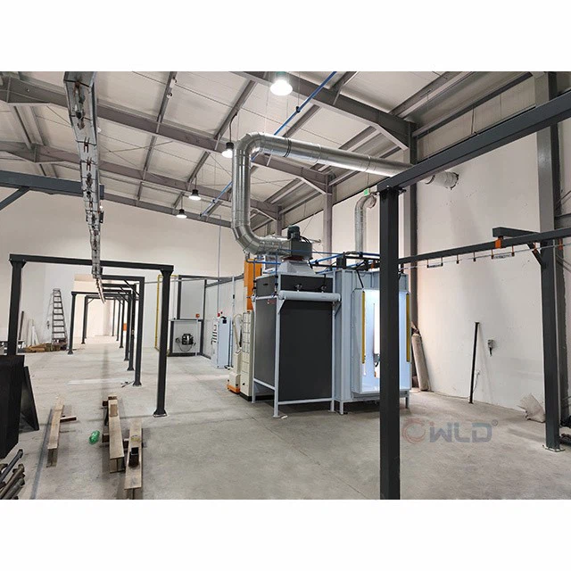 Automatic Powder Coating Line For Industrial Products Production