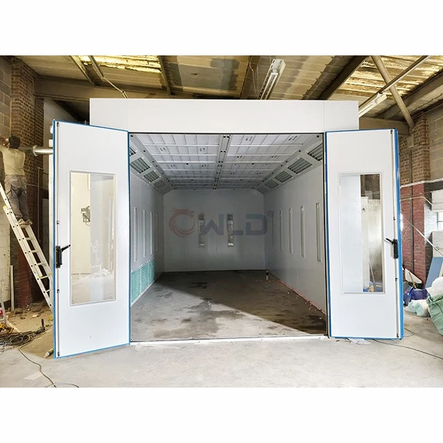 8m Automotive Custom Spray Booth With Natural Gas Heating System high quality