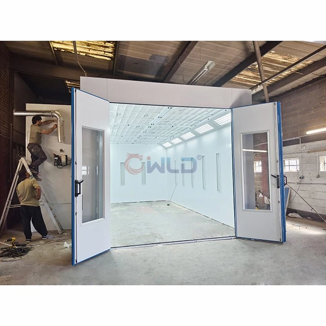 8m Automotive Custom Spray Booth With Natural Gas Heating System suppliers