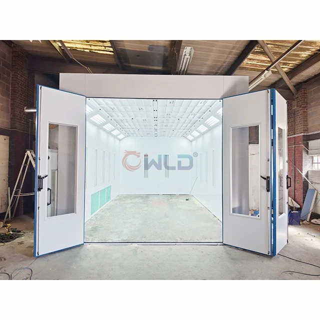 8m Automotive Custom Spray Booth With Natural Gas Heating System factory