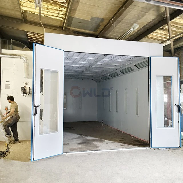 8m Automotive Custom Spray Booth With Natural Gas Heating System price