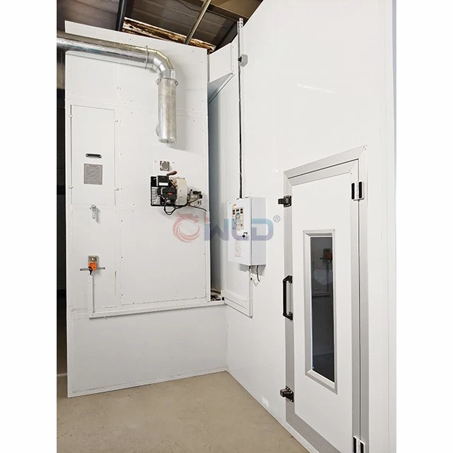 8m Automotive Custom Spray Booth With Natural Gas Heating System suppliers