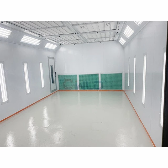 Australia Standard Downdraft Spray Booth Without Basement Installed In Sydney factory