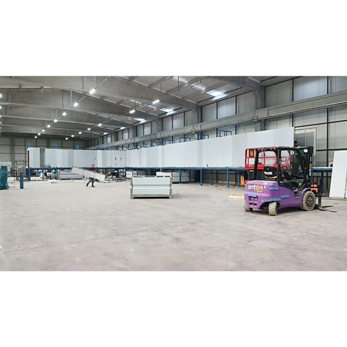A New Powder Coating Line Is Being Assembled In European Country