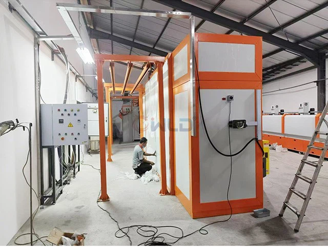 powder coating spray booth and curing oven Indonesia 4 powder coating spray booth and curing oven Indonesia 4