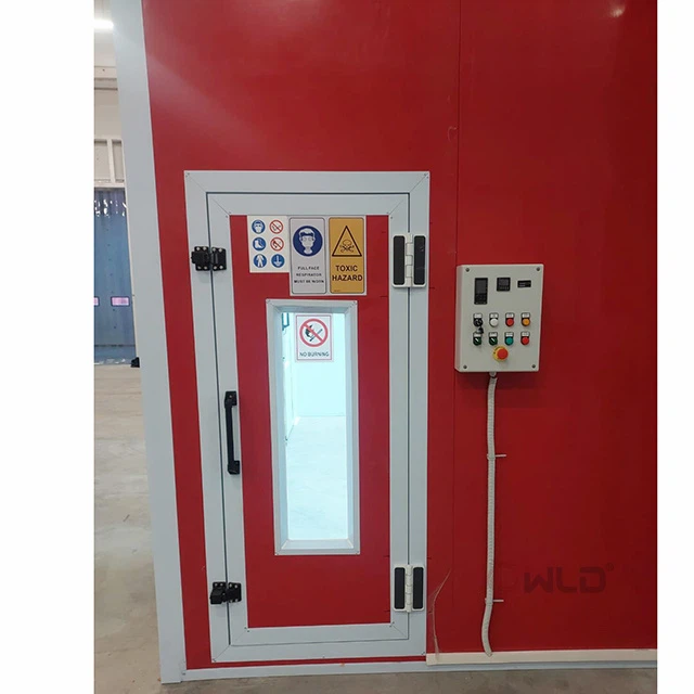 spray booth with rolling door 3 spray booth with rolling door 3