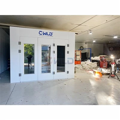 Australia Standard Downdraft Spray Booth Without Basement Installed In Sydney