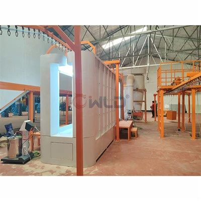 Electrostatic Automatic Powder Coating Line With Powder Recycling System