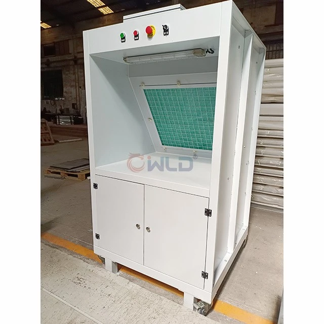 WLD-OF2 Open Face Spray Booth For Painting Small Parts factory