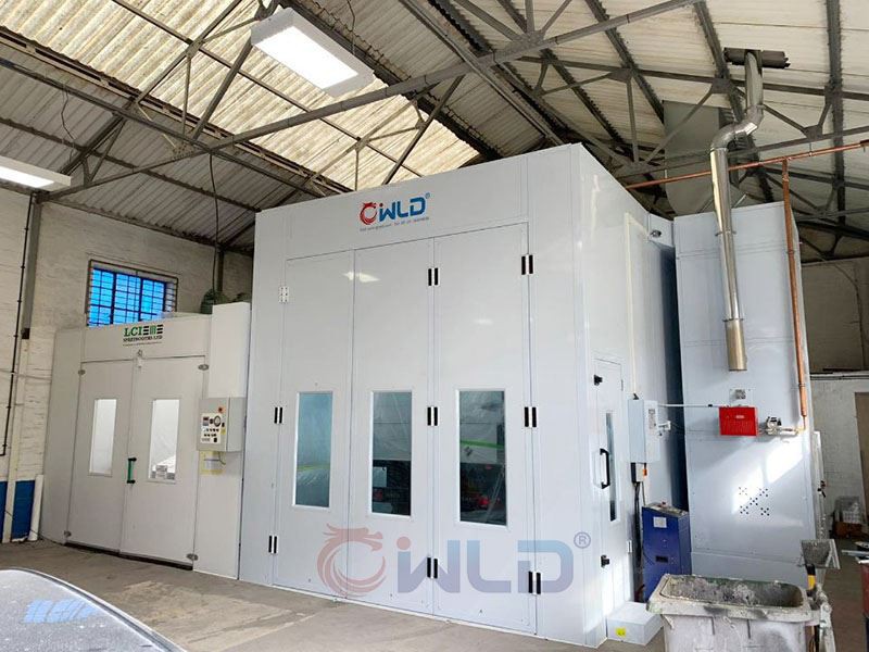 How long does the baking time for a car paint booth usually last？